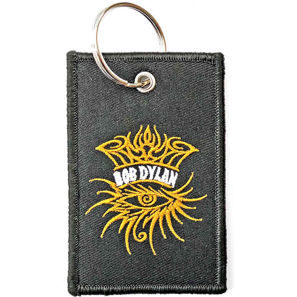 Bob Dylan - Eye Icon Sleutelhanger - Zwart